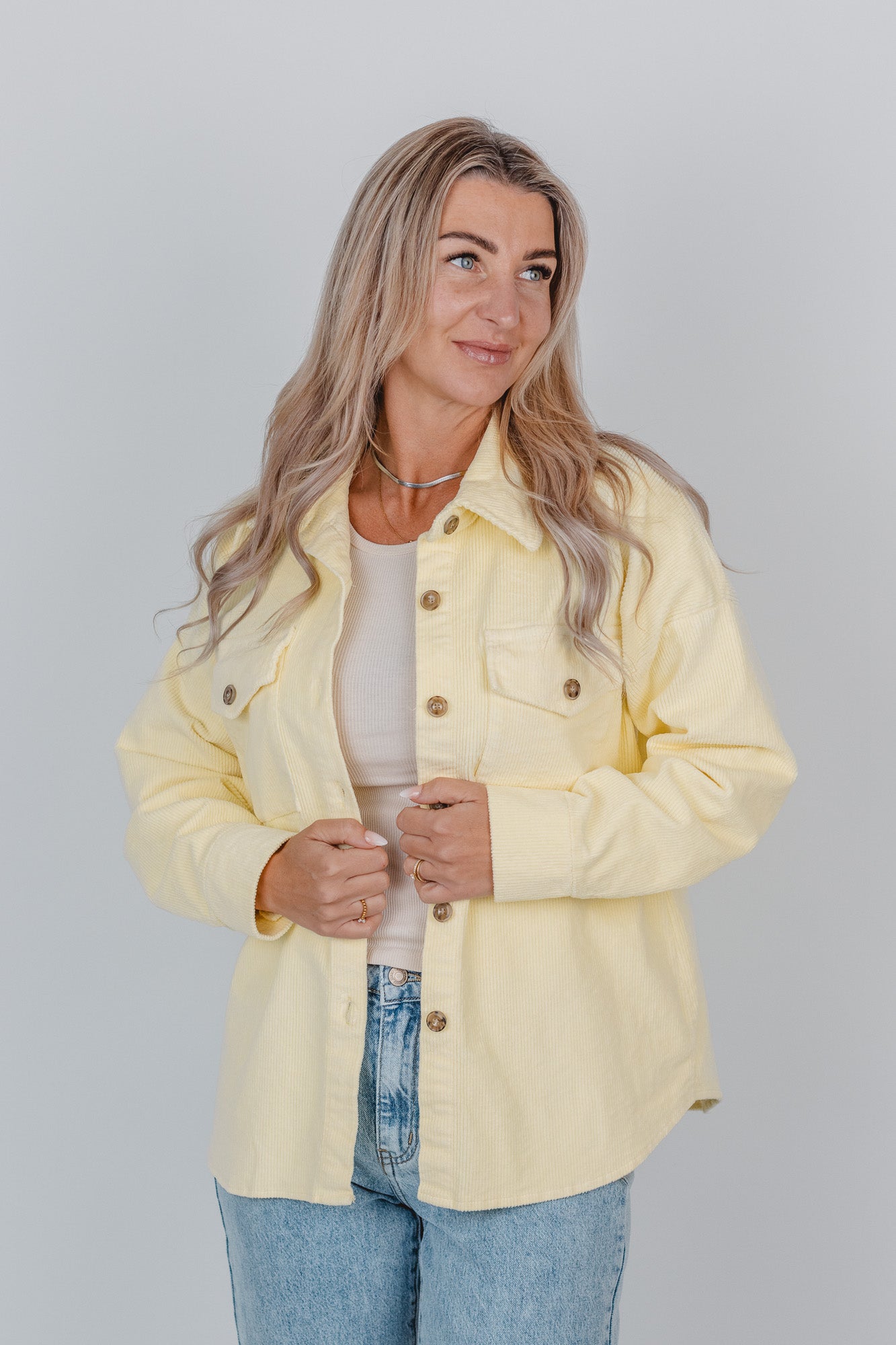 Hemd Jacke aus Cord