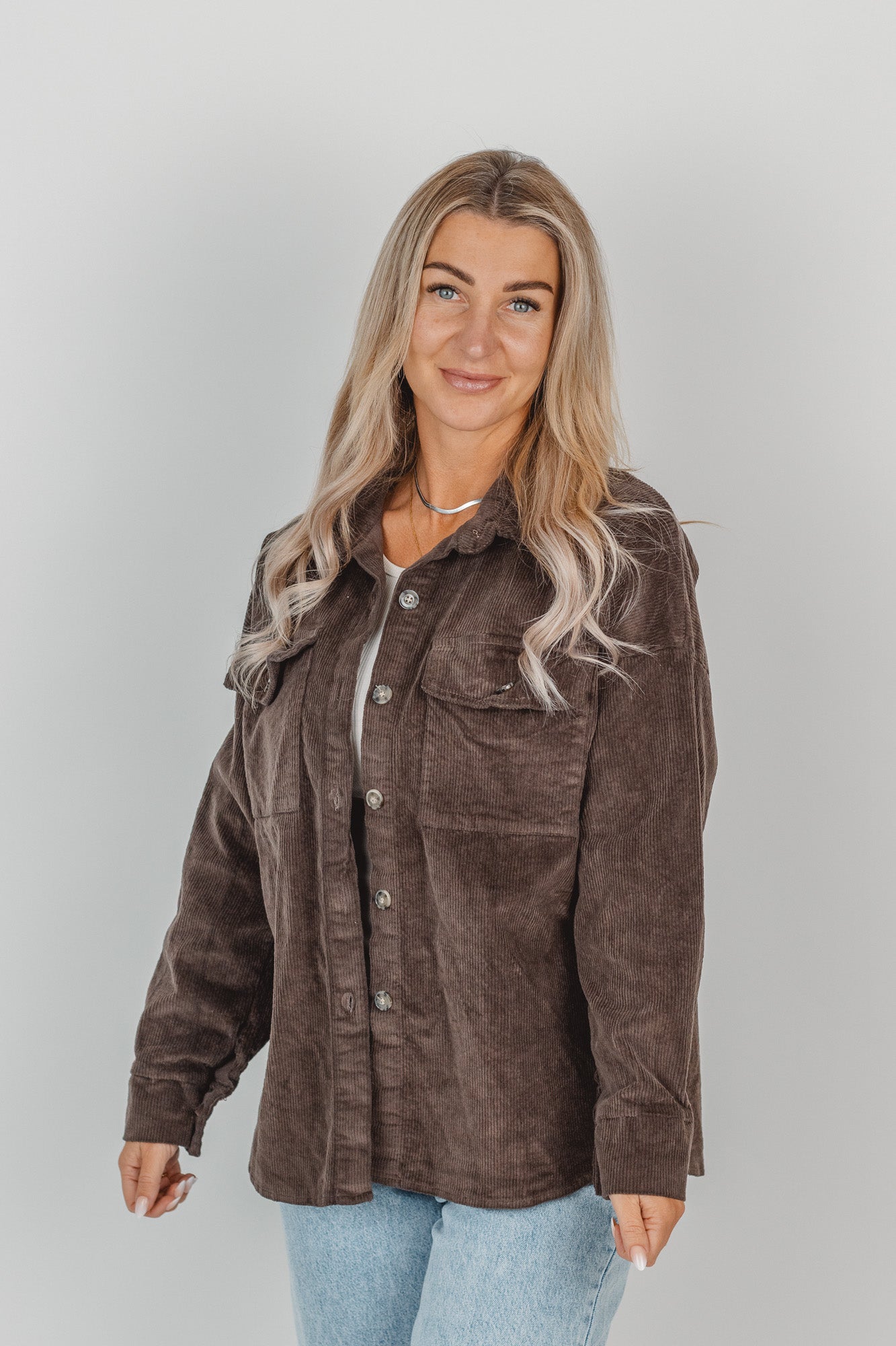 Hemd Jacke aus Cord