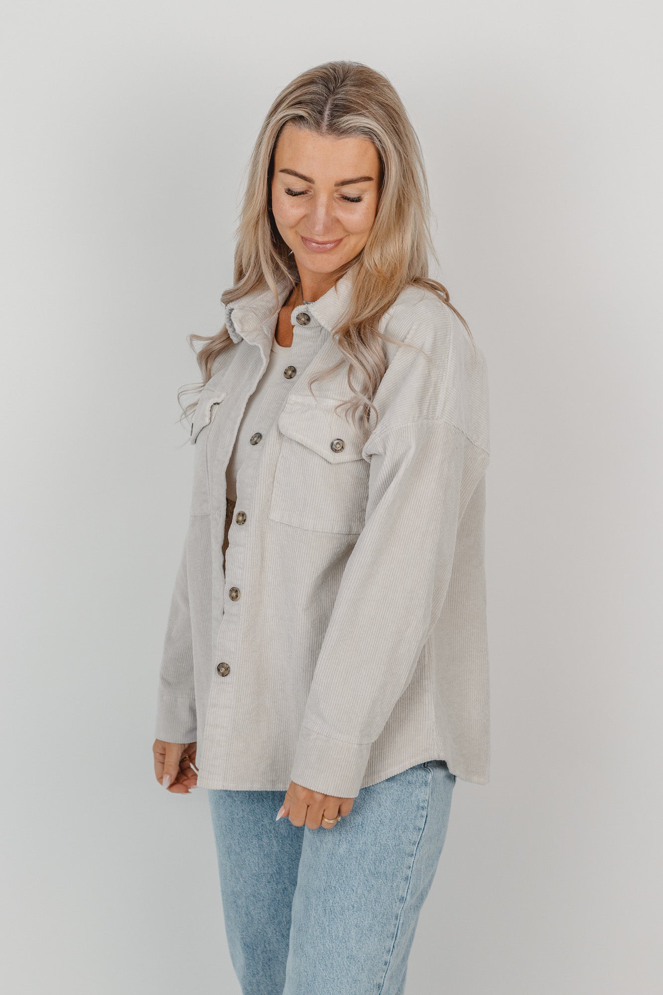 Hemd Jacke aus Cord