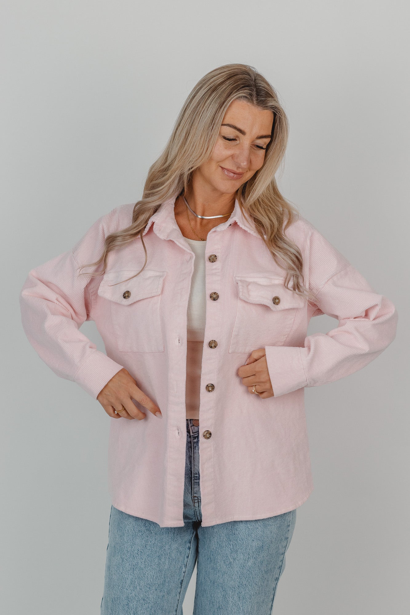 Hemd Jacke aus Cord