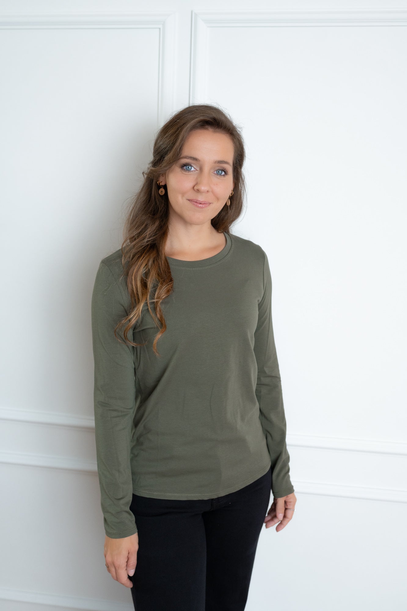 Basic-Langarmshirt