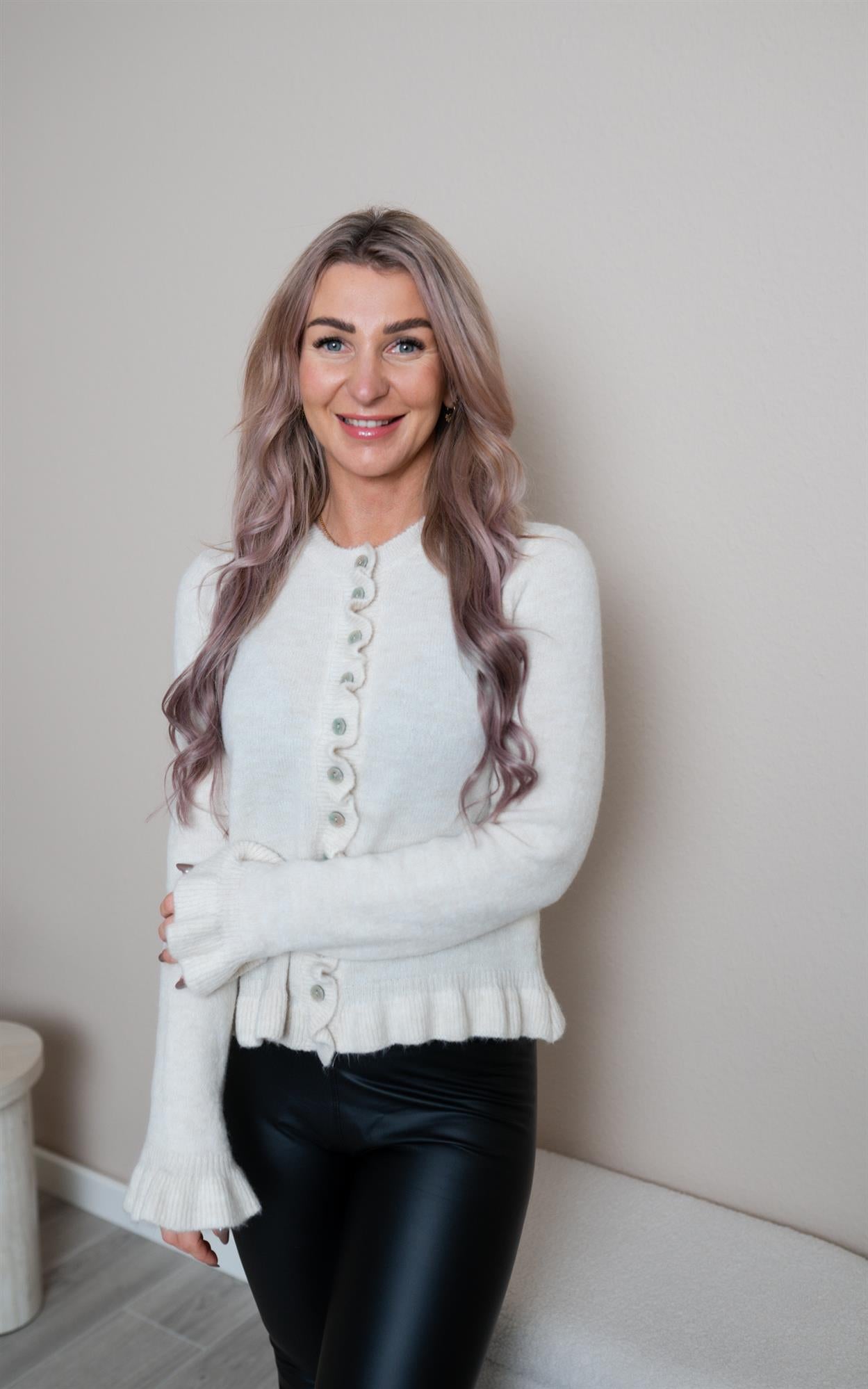 Jacke mit Rüschen