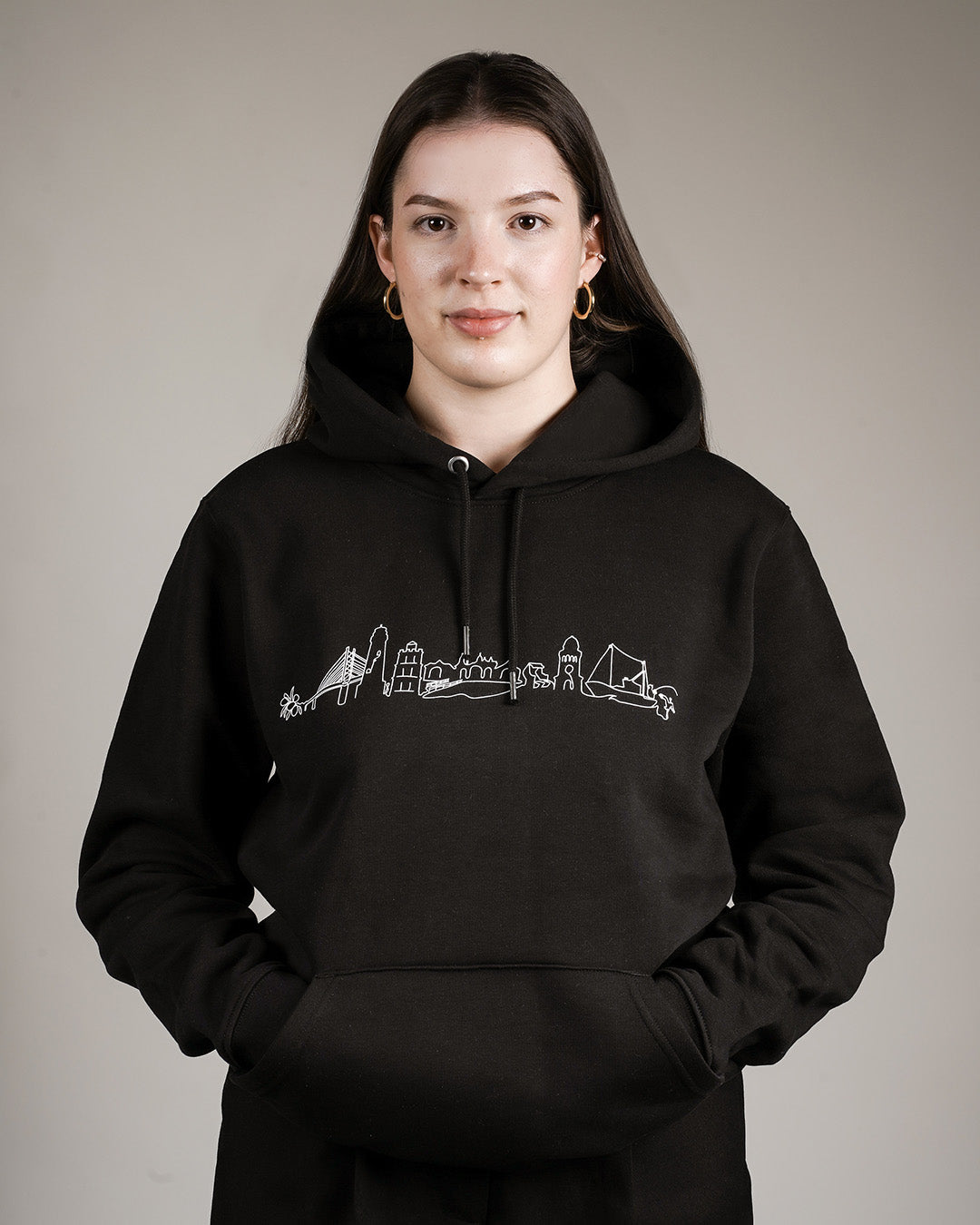 Rügen Hoodie - schwarz