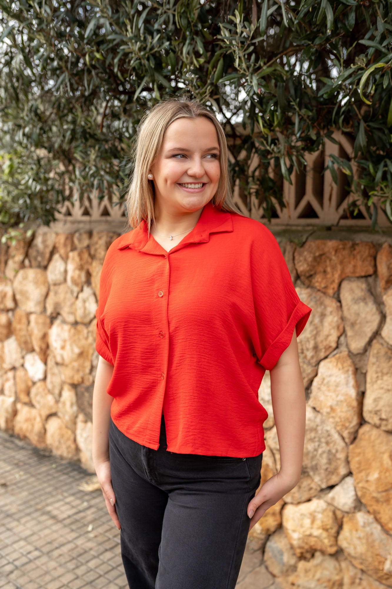 kurze Bluse