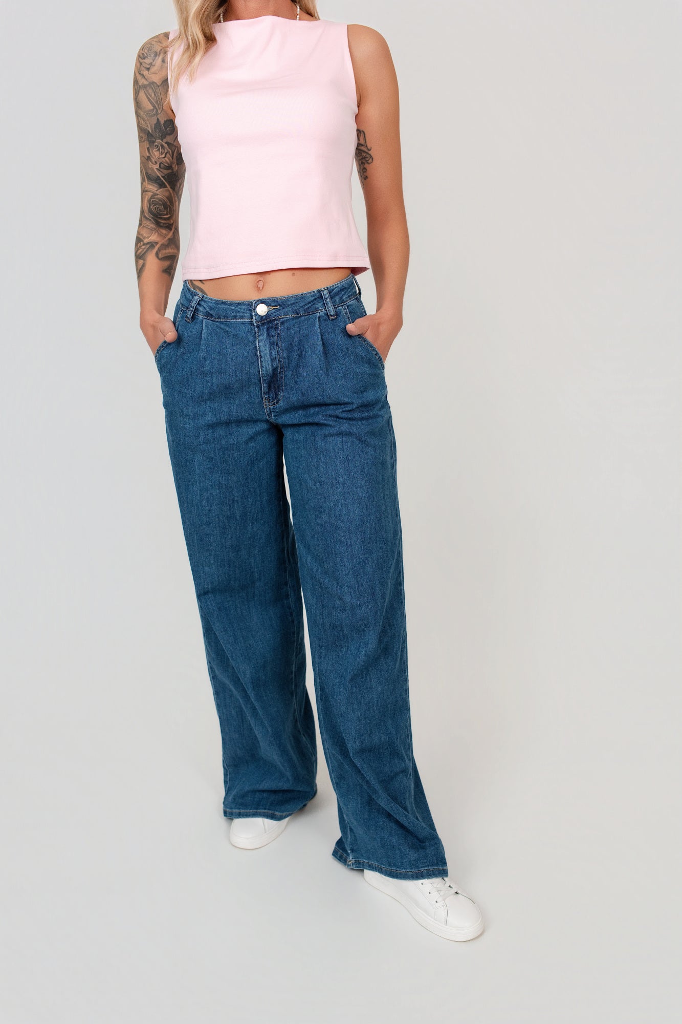 Jeans Wide Leg, Lightweight