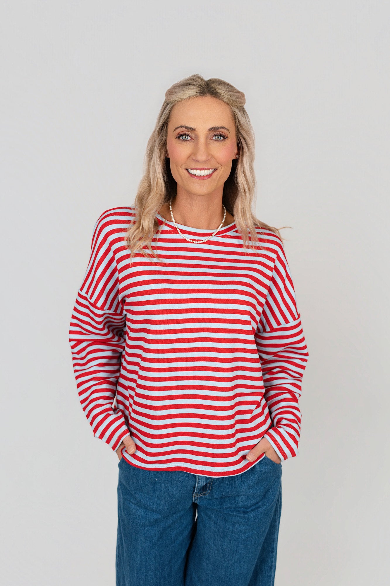 Pullover gestreift langarm