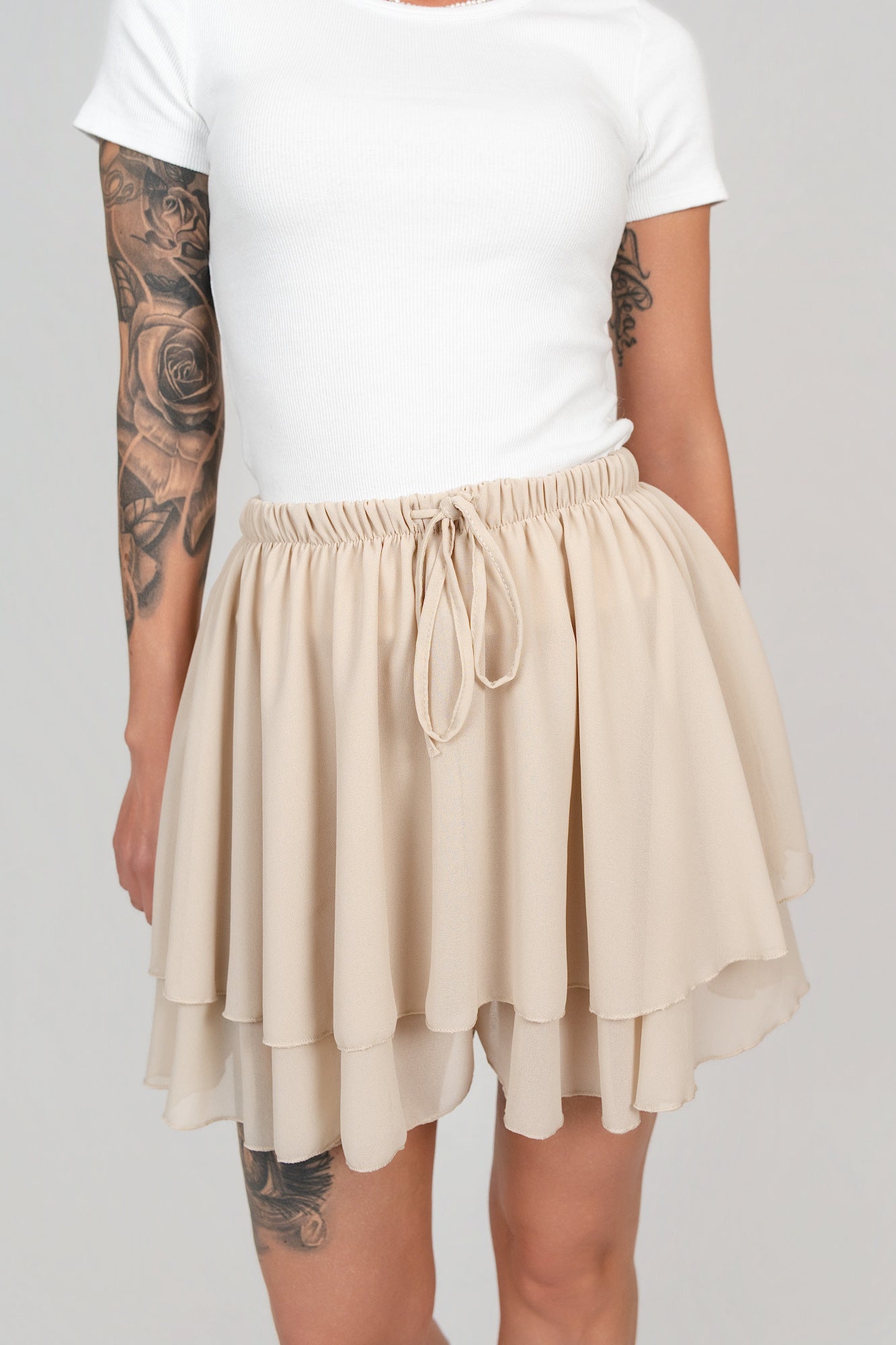 Skort mit Schleife
