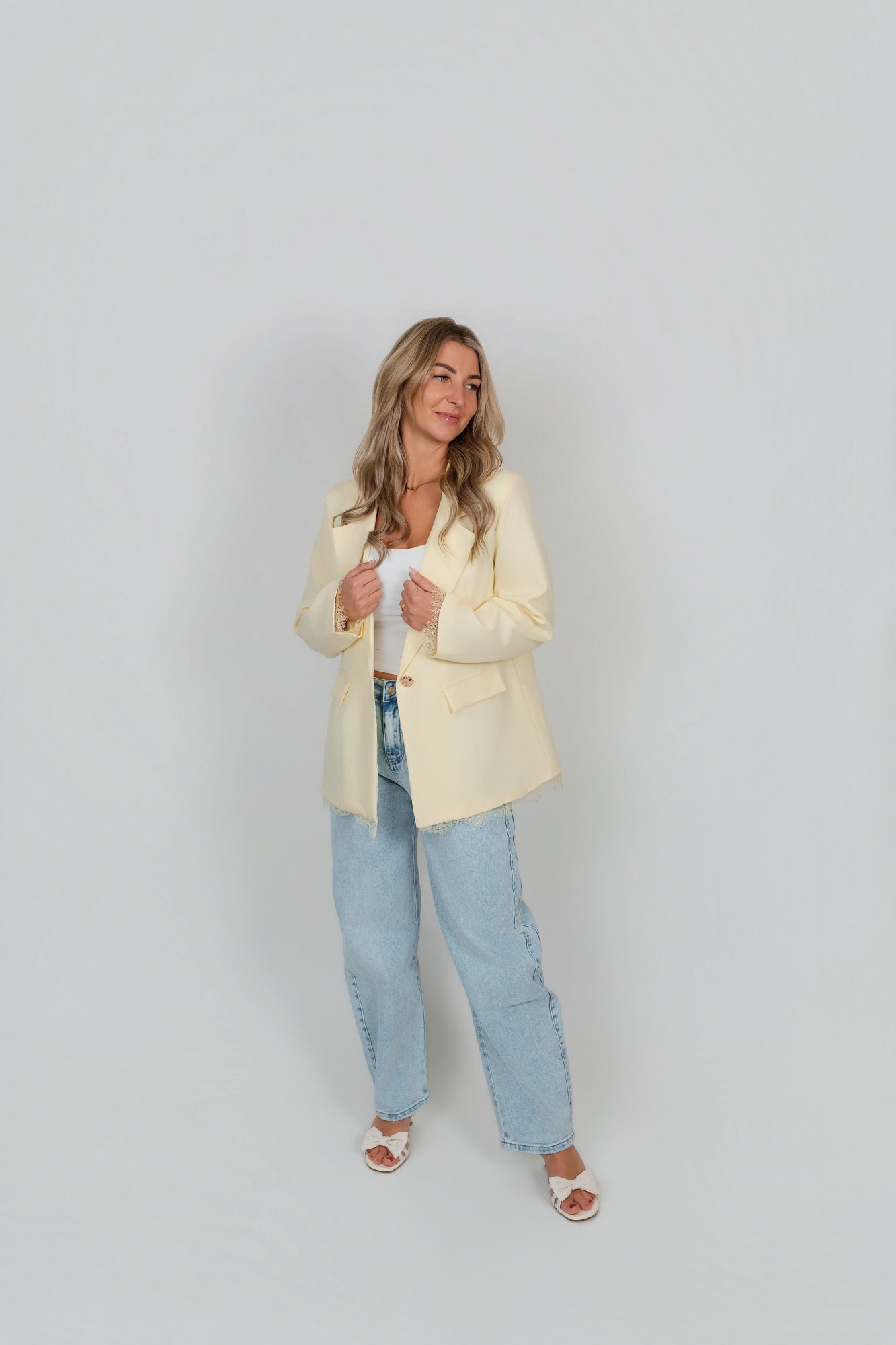 Blazer mit Spitze