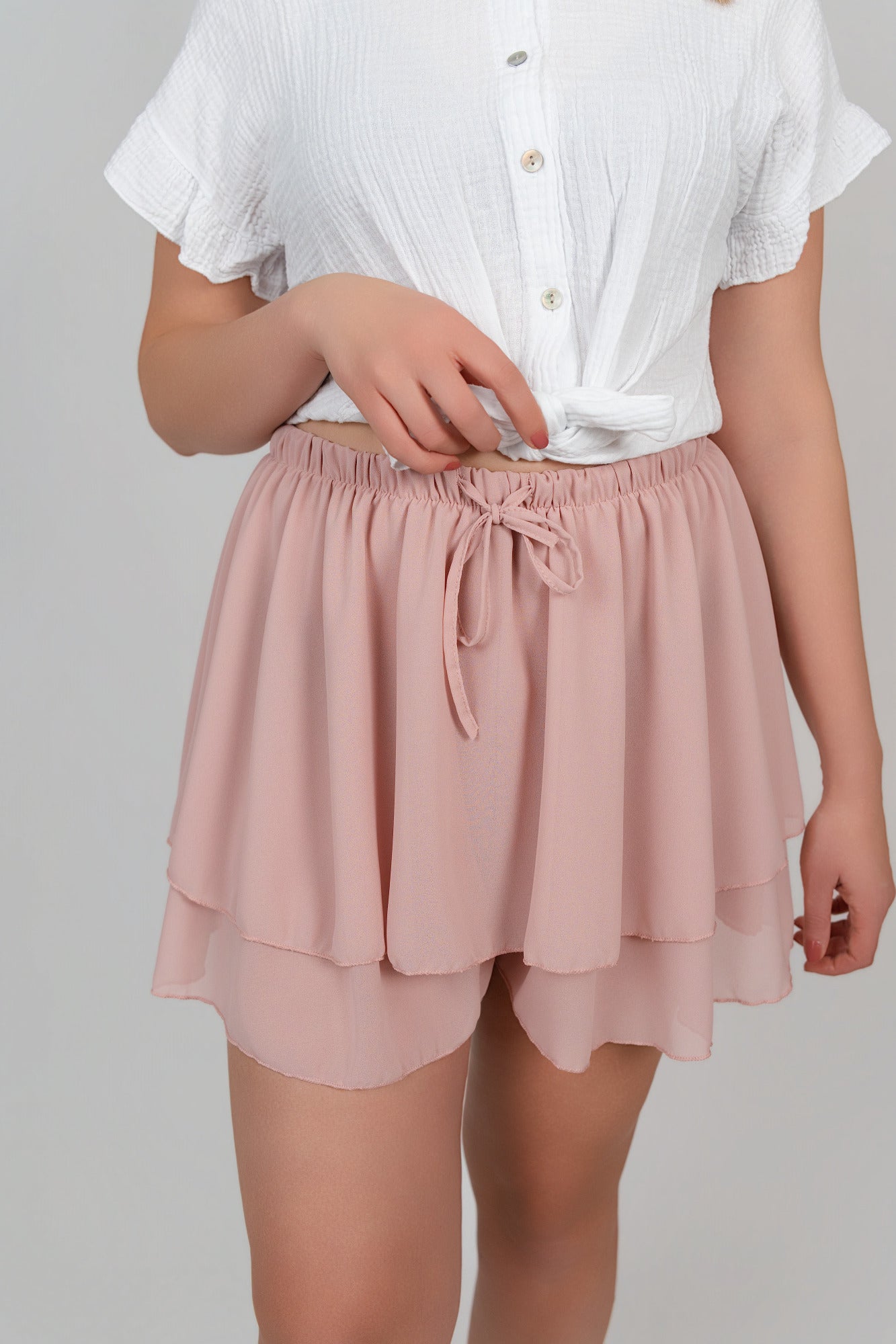 Skort mit Schleife
