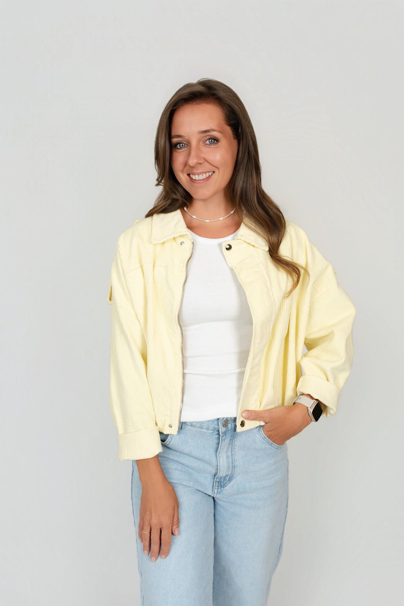 Jacke aus Cord