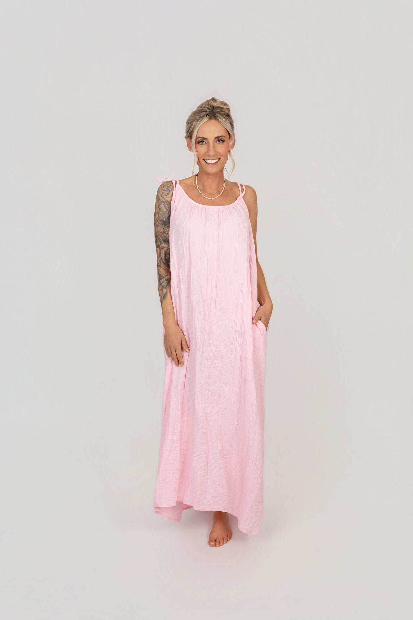 Musselin Kleid