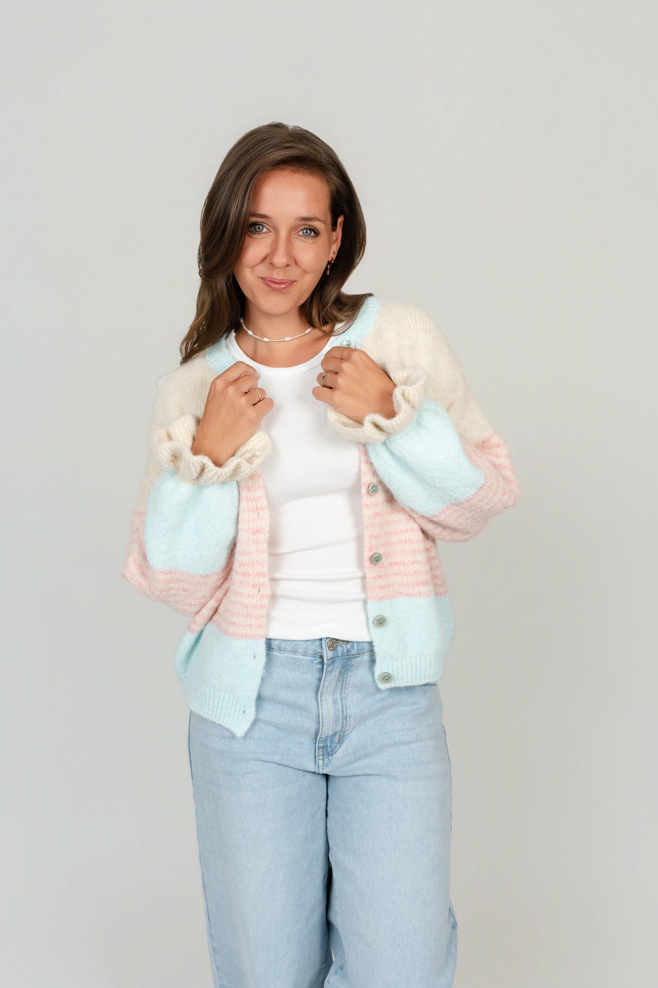 Jacke mit Volantärmeln