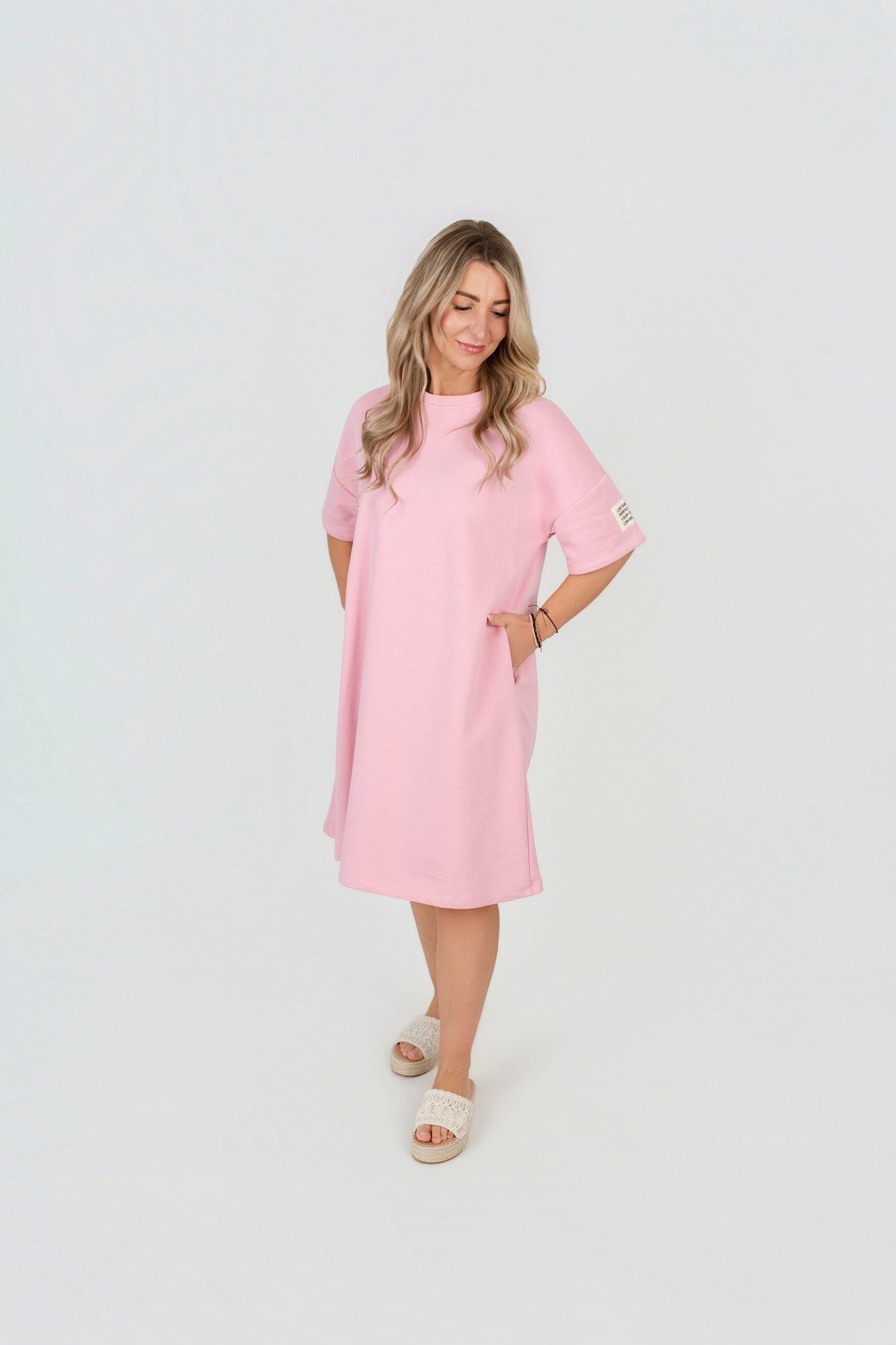 Shirt-Kleid mit Taschen