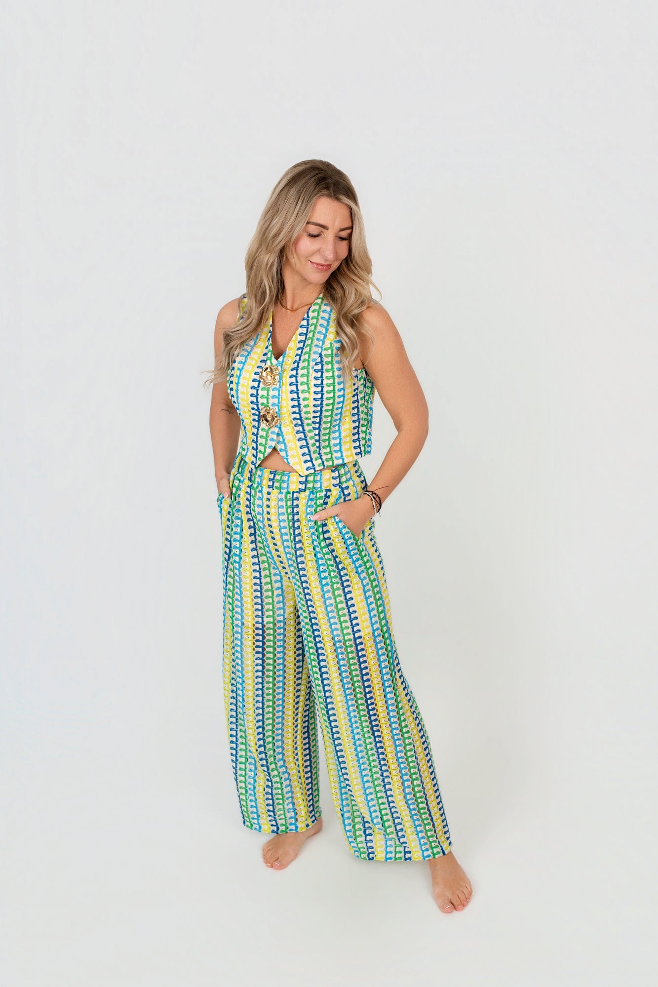 Set aus Weste & Hose