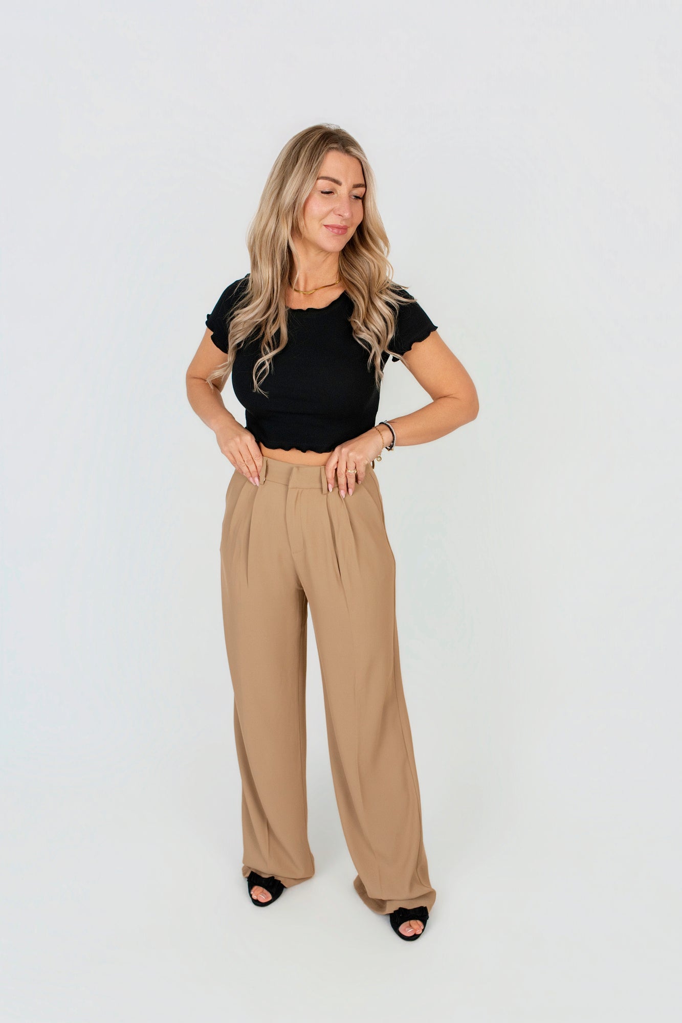 Bundfaltenhose