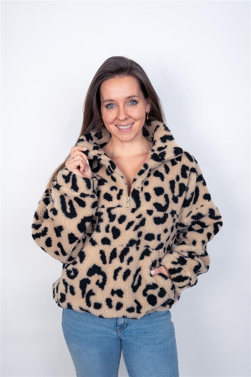 Sweater in Teddyfleece Leo