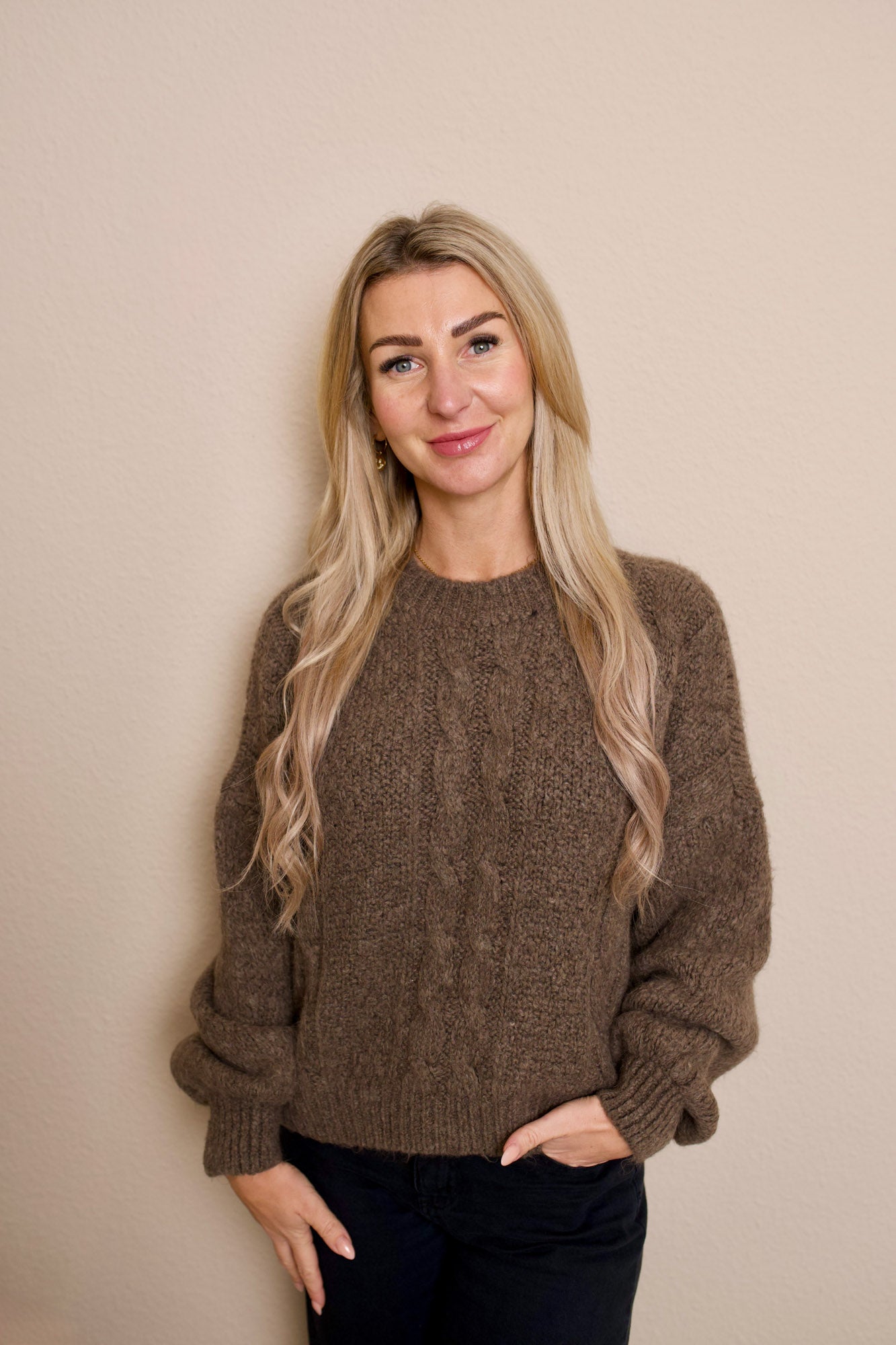 Pullover Zopfmuster