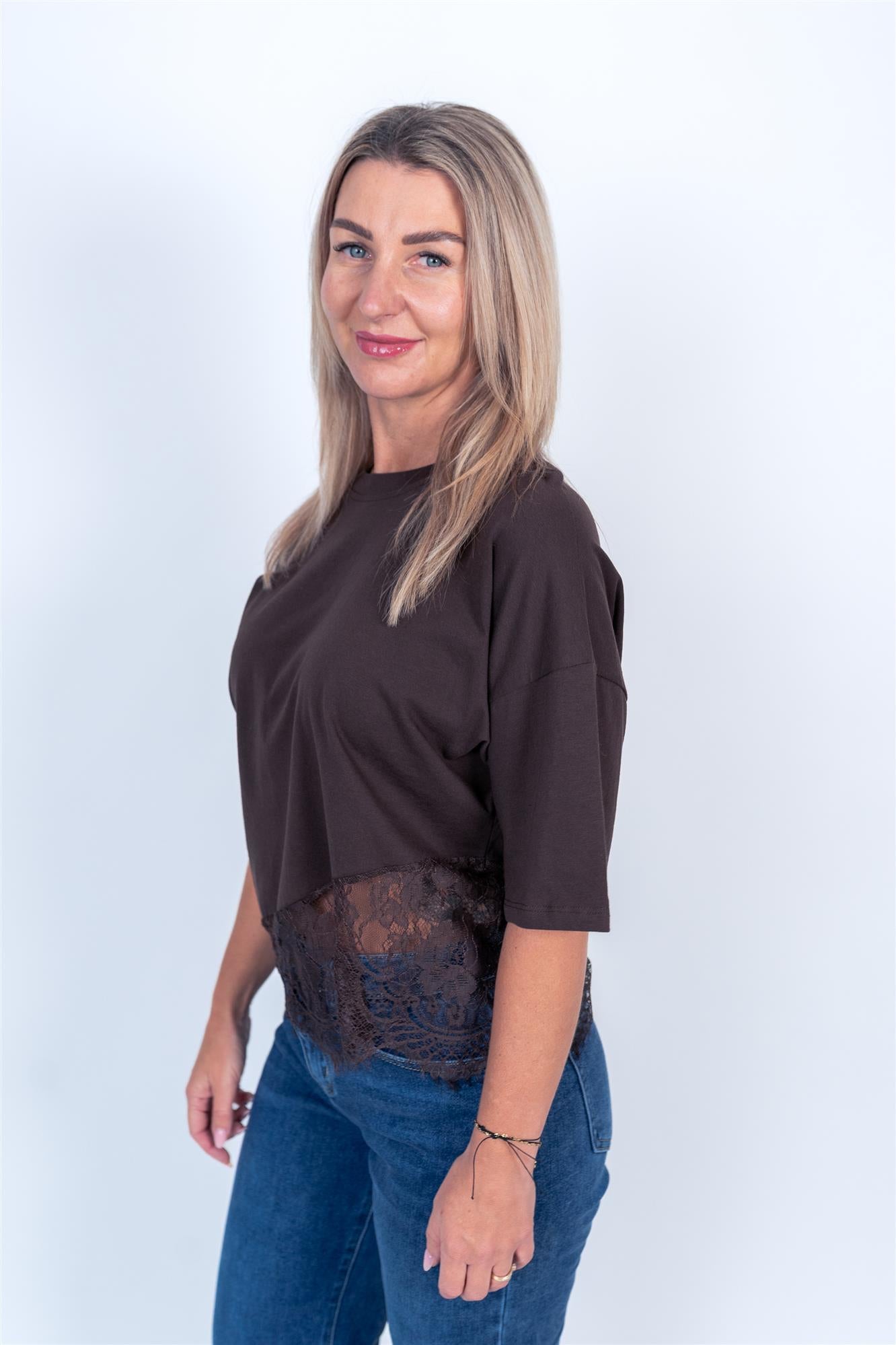 T-Shirt Oversized Spitze
