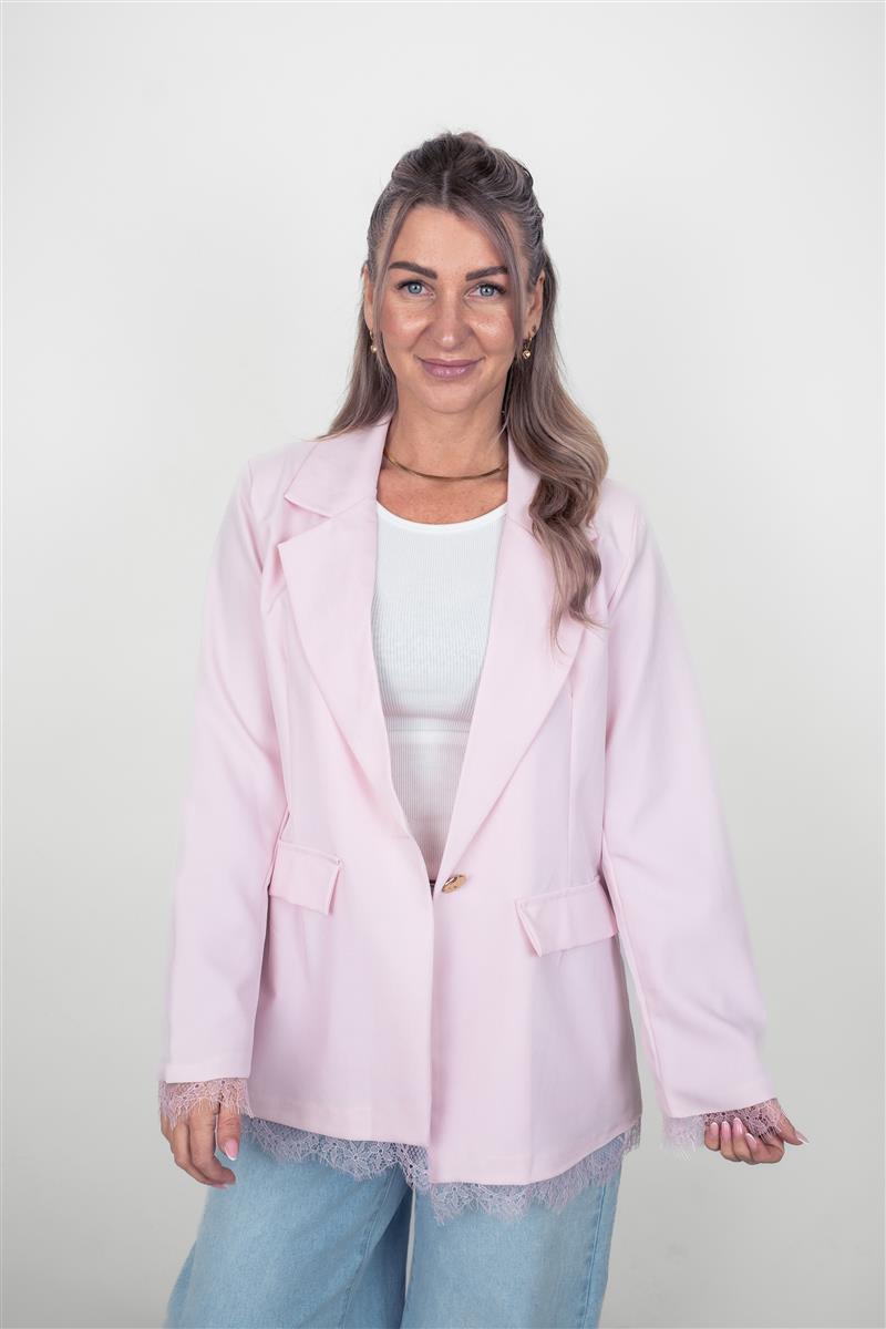 Blazer mit Spitze