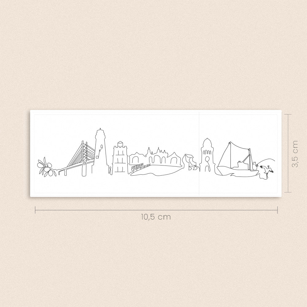 Rügen Skyline - Sticker