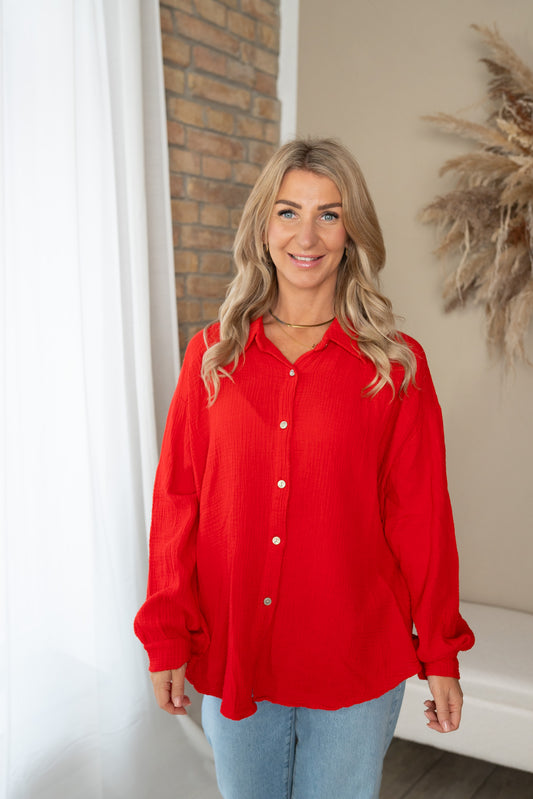 Musselin Bluse kurz in vielen Farben