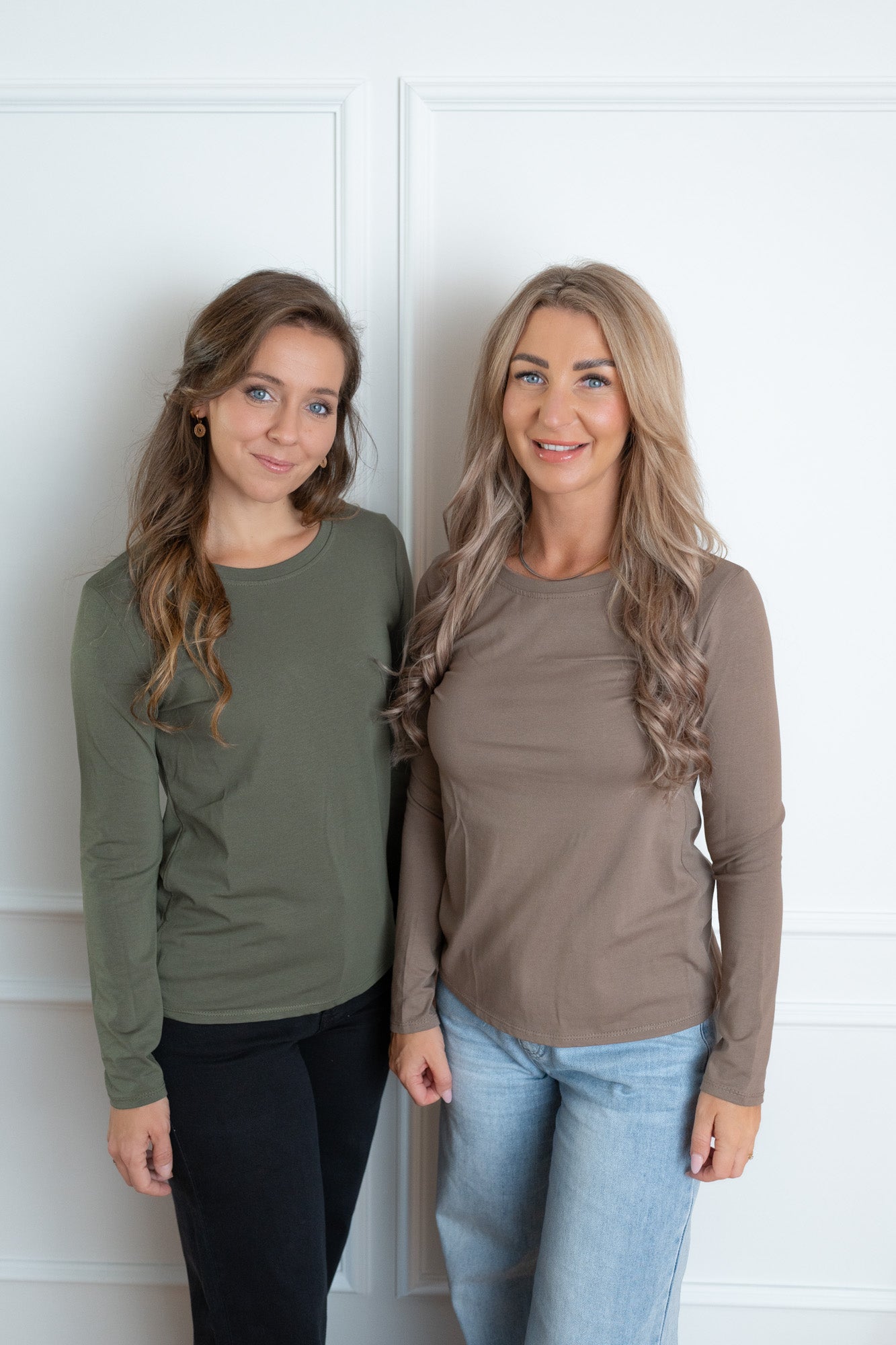 Basic-Langarmshirt