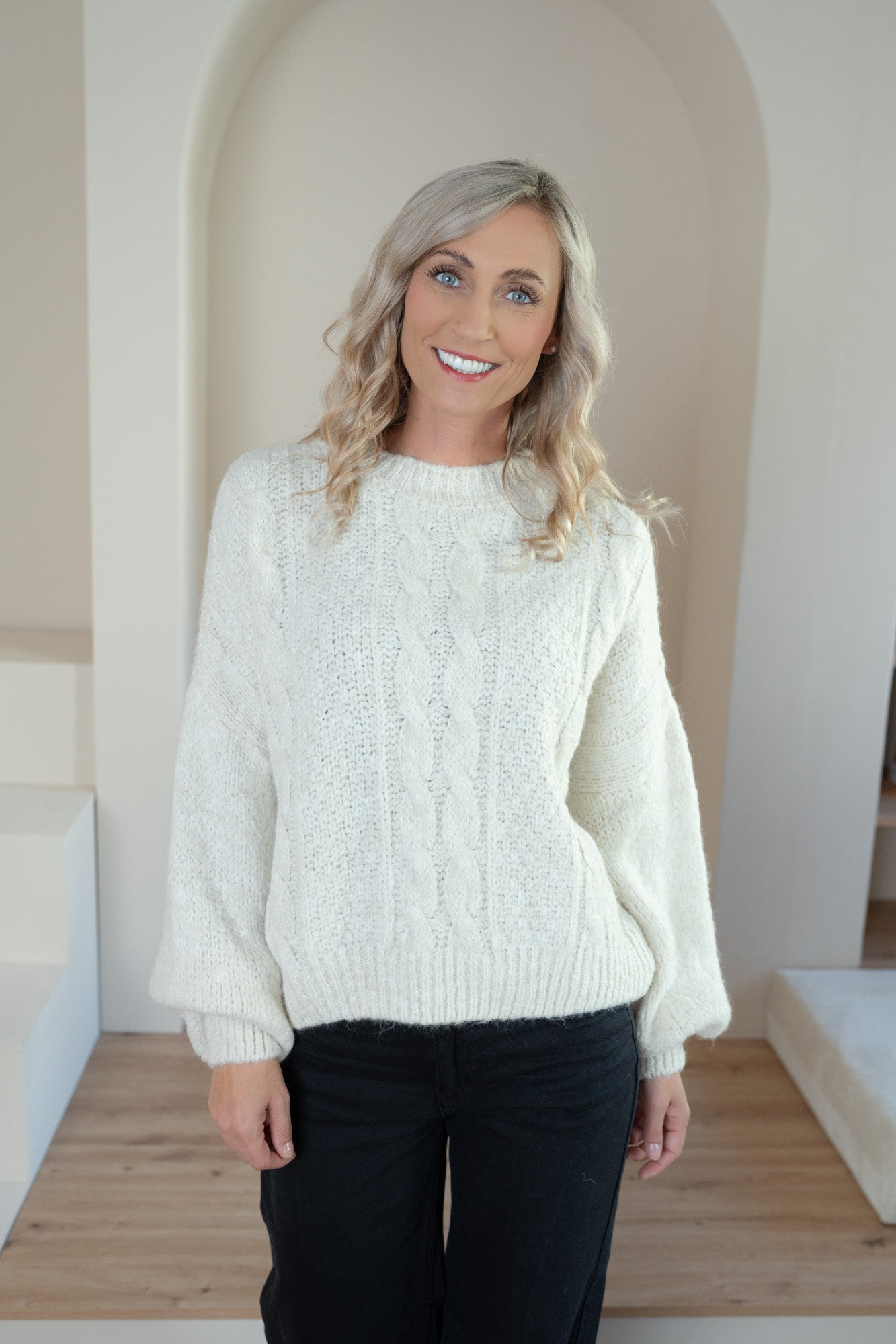 Pullover Zopfmuster