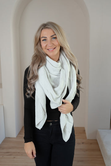 Musselin Tuch  - einfarbig