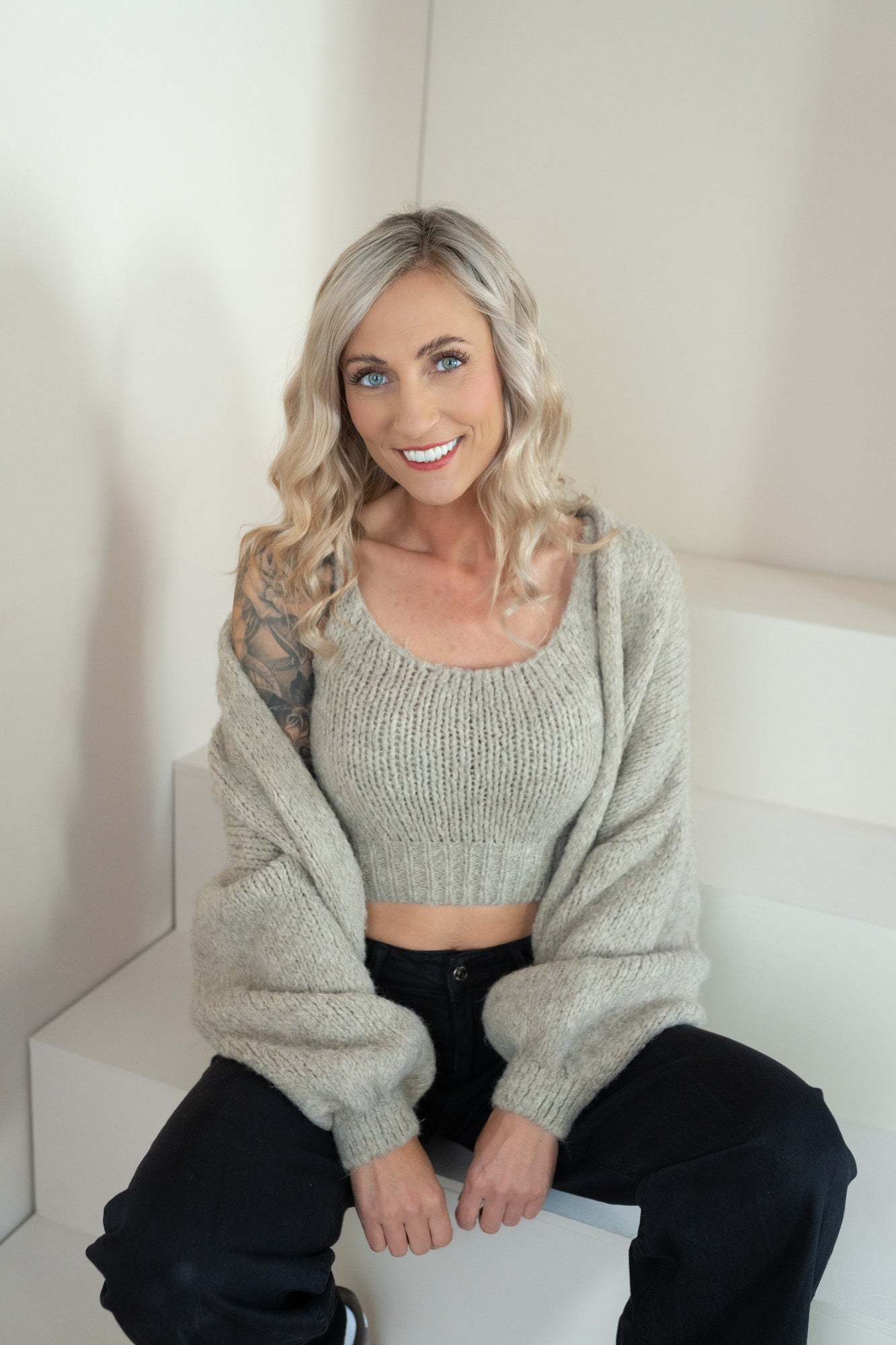 Set aus Jacke und Top