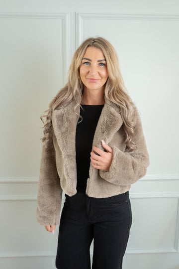 Jacke Teddyfell kurz