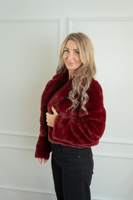 Jacke Teddyfell kurz