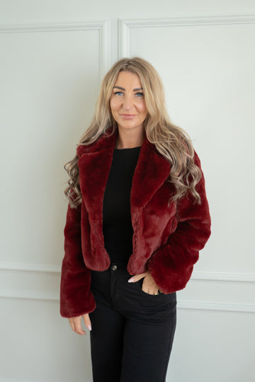 Jacke Teddyfell kurz