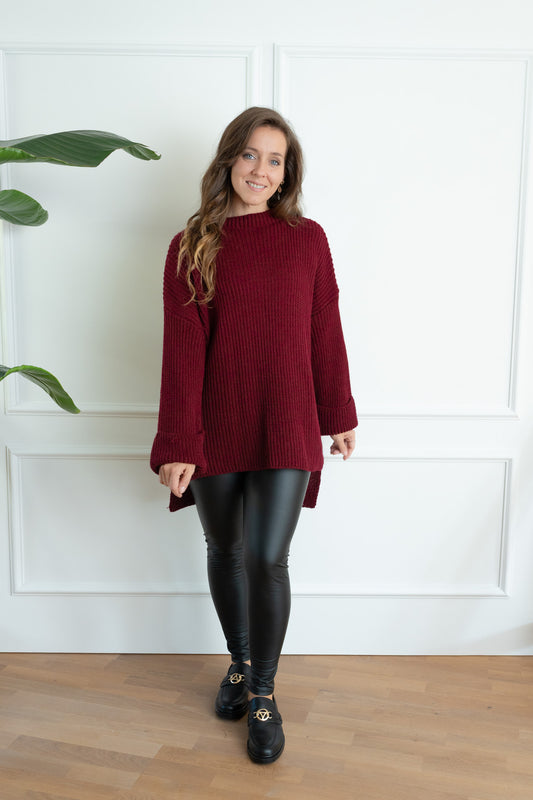 Leggins in Lederoptik