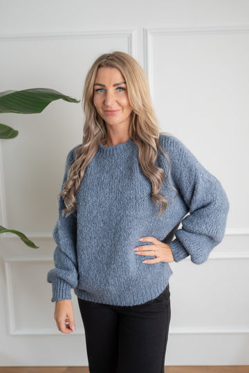 Pullover gestrickt Uni