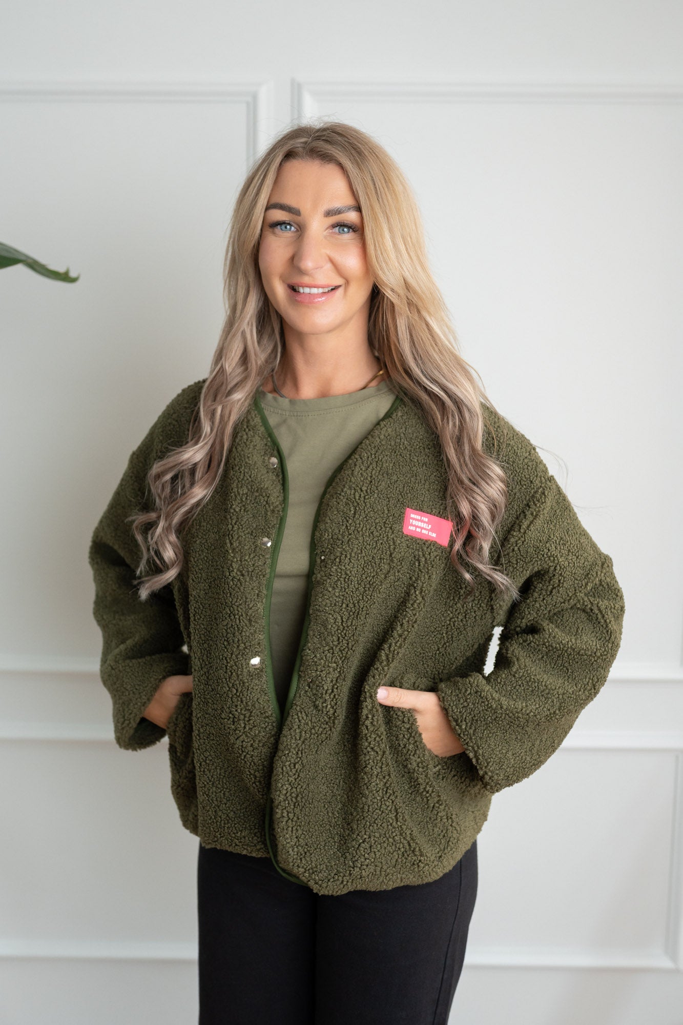 Jacke mit Teddyfell
