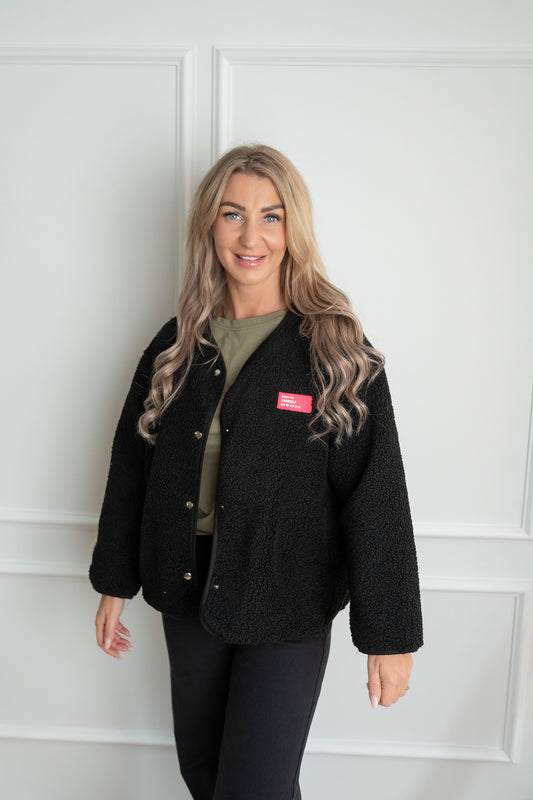Jacke mit Teddyfell