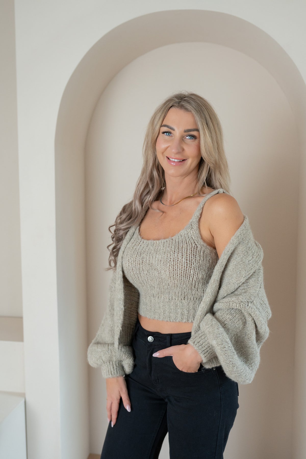 Set aus Jacke und Top