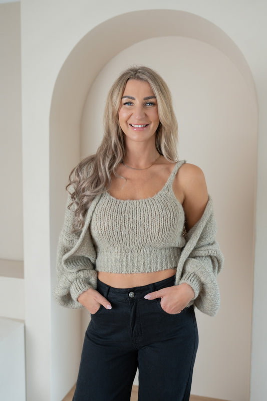 Set aus Jacke und Top