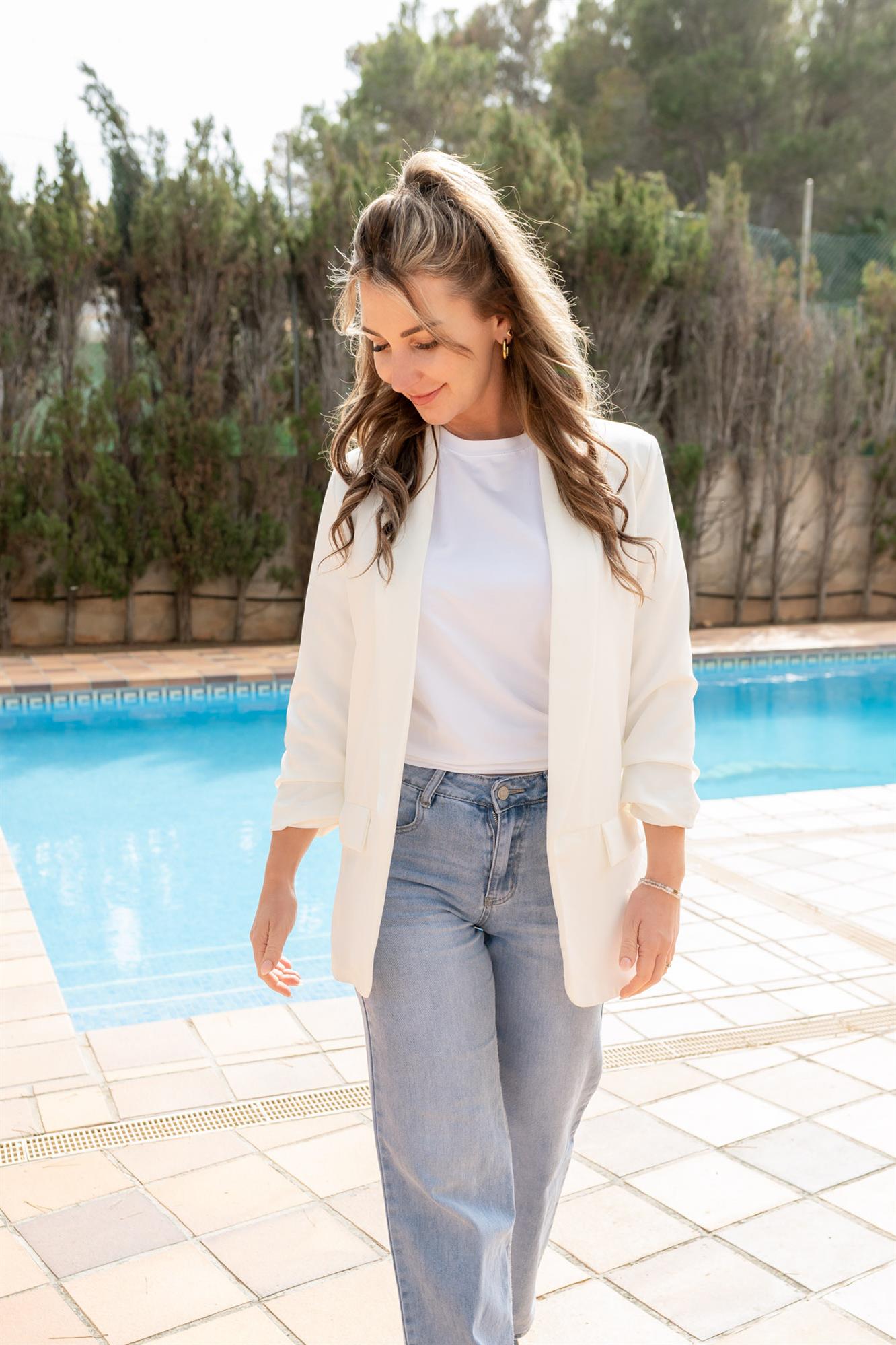 Blazer in gedeckten Farben