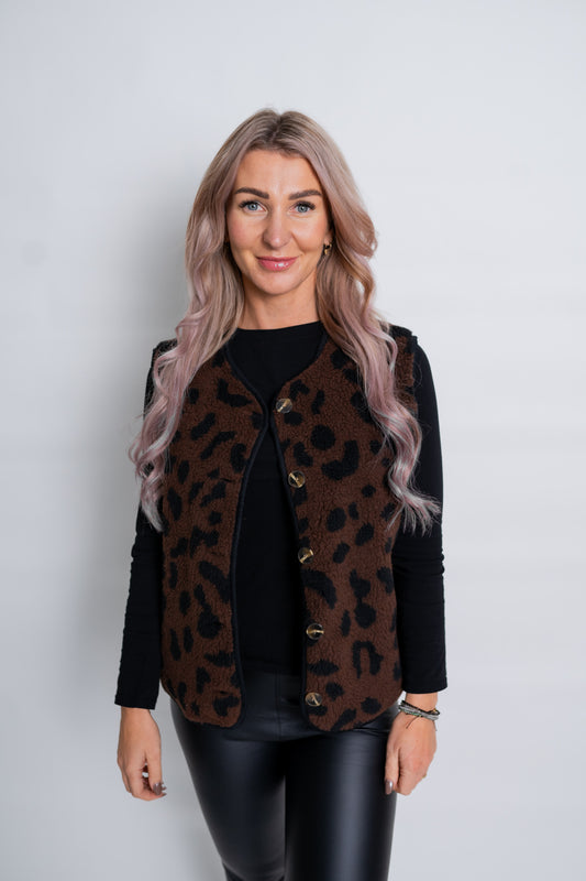 Weste mit Teddyfell Leo