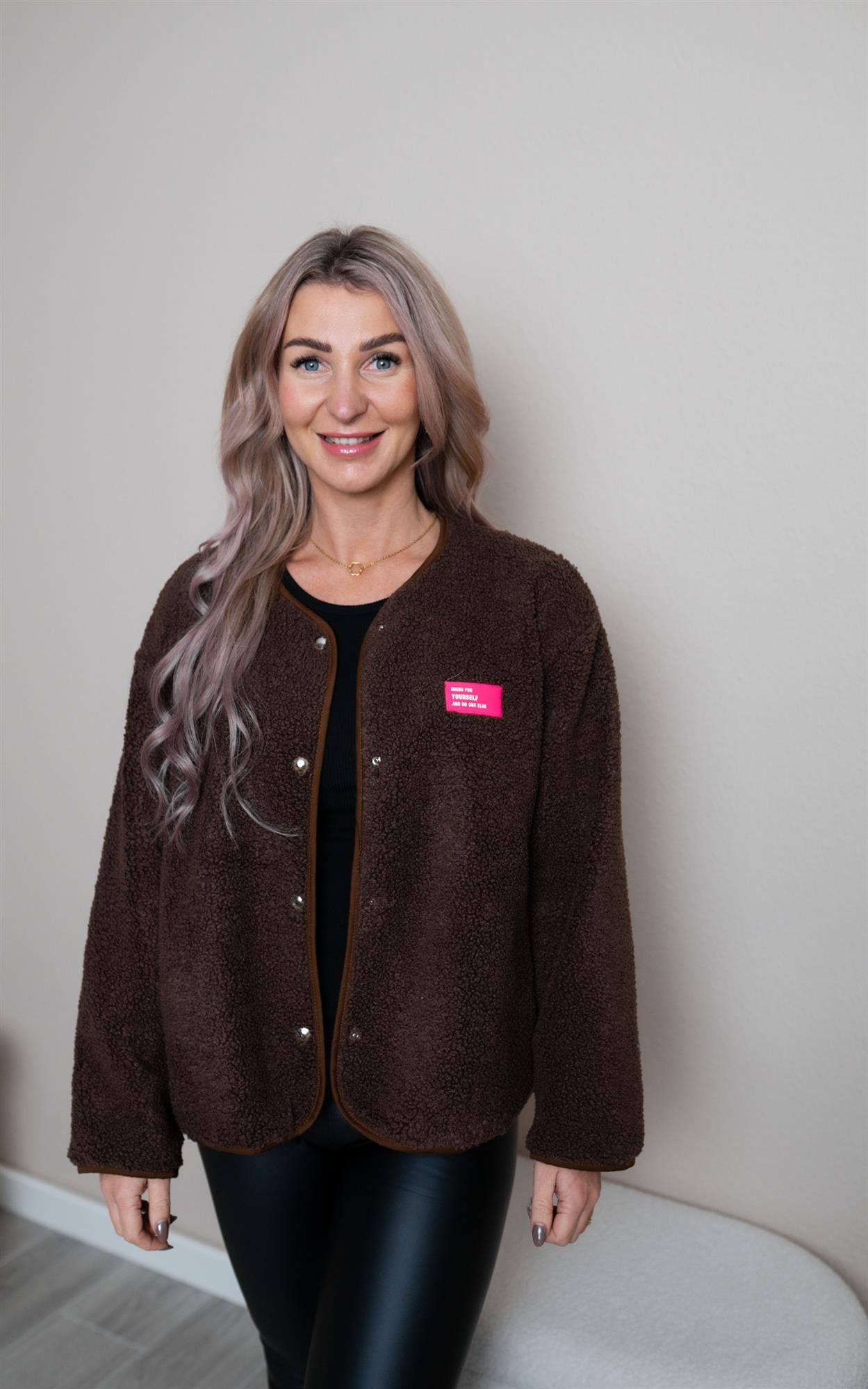 Jacke mit Teddyfell