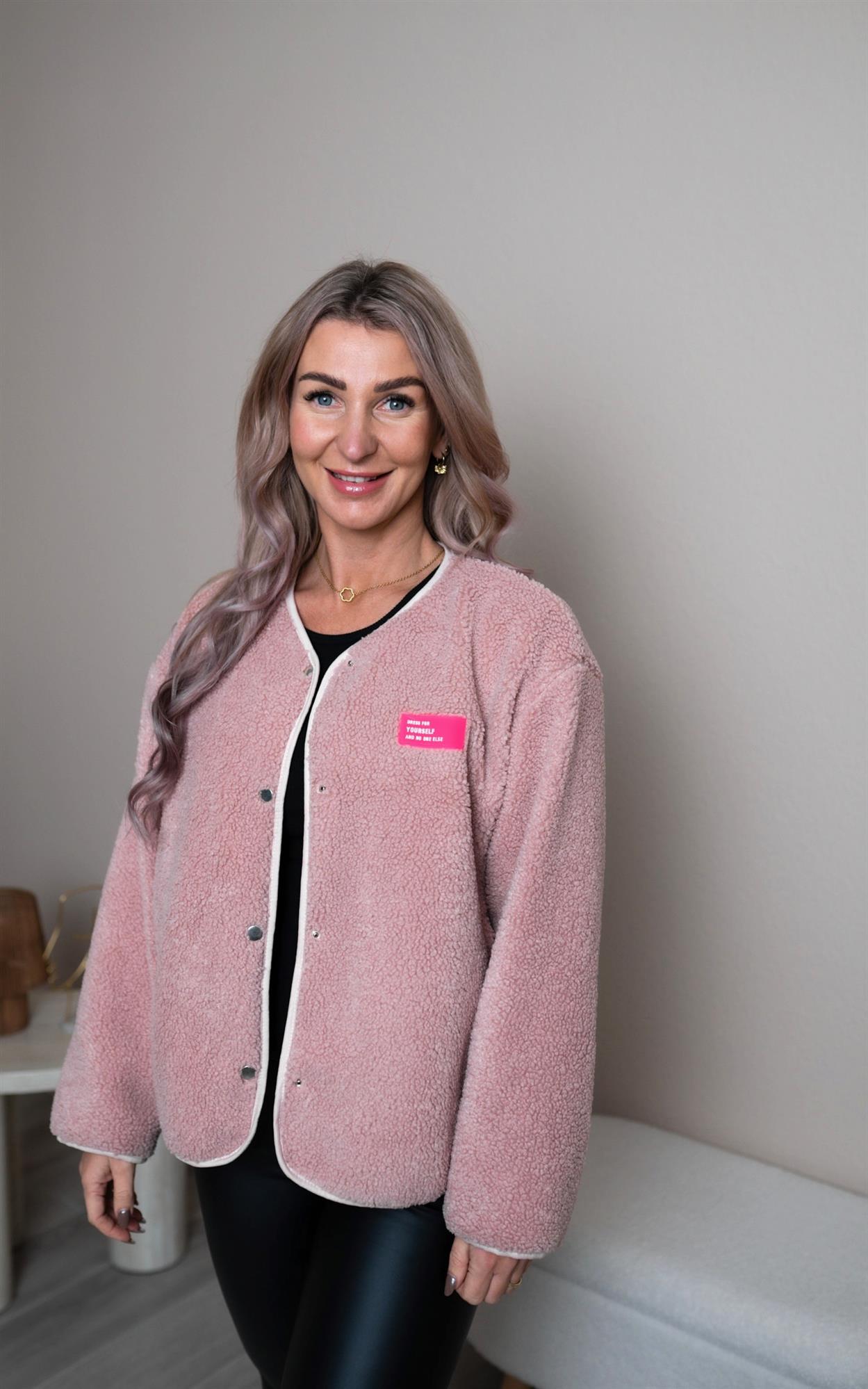 Jacke mit Teddyfell