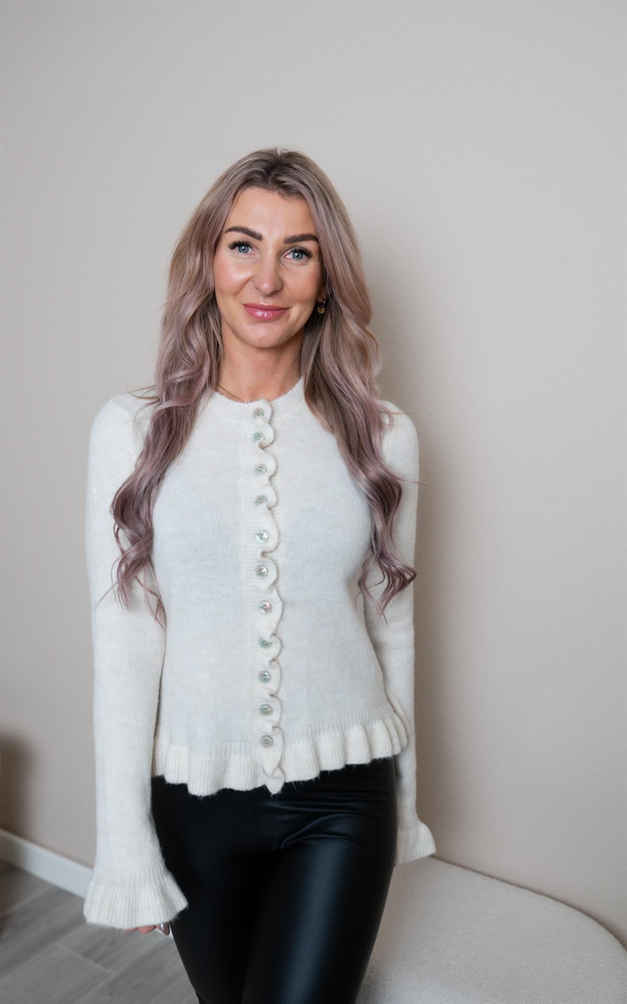 Jacke mit Rüschen