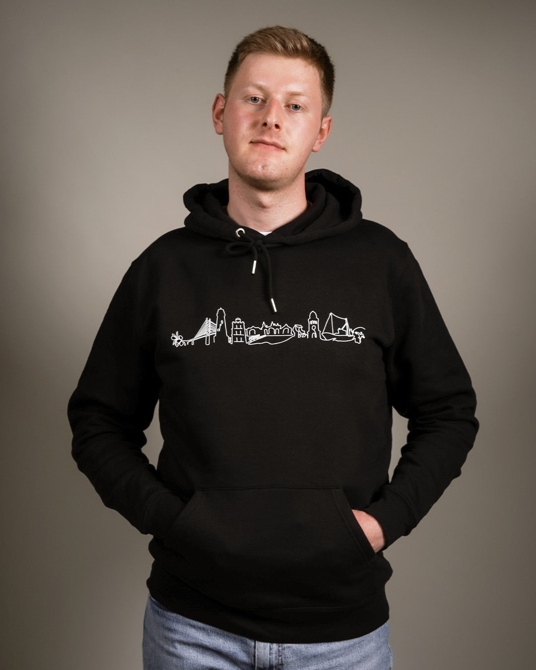 Rügen Hoodie - schwarz