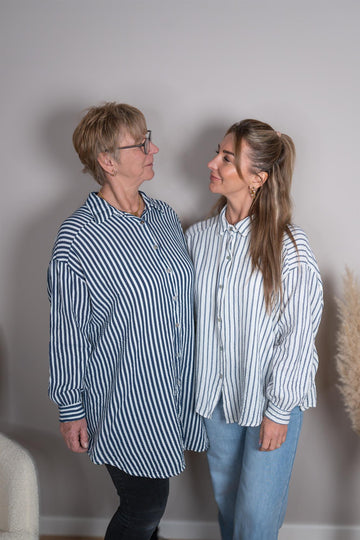 Musselin Bluse lang