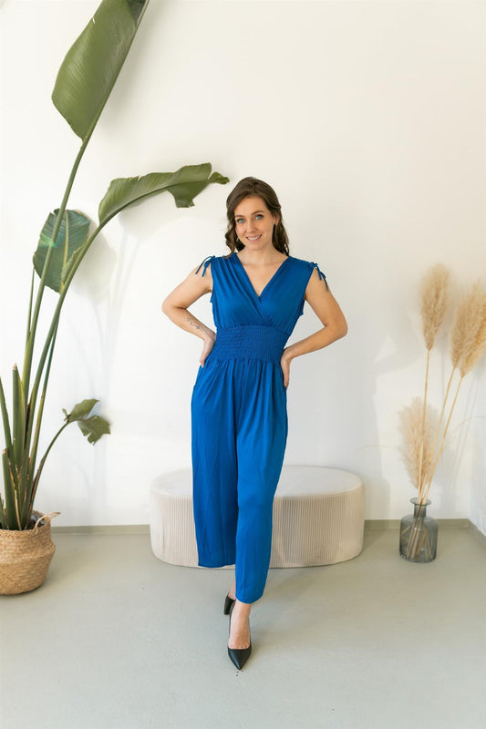 Jumpsuit royalblau