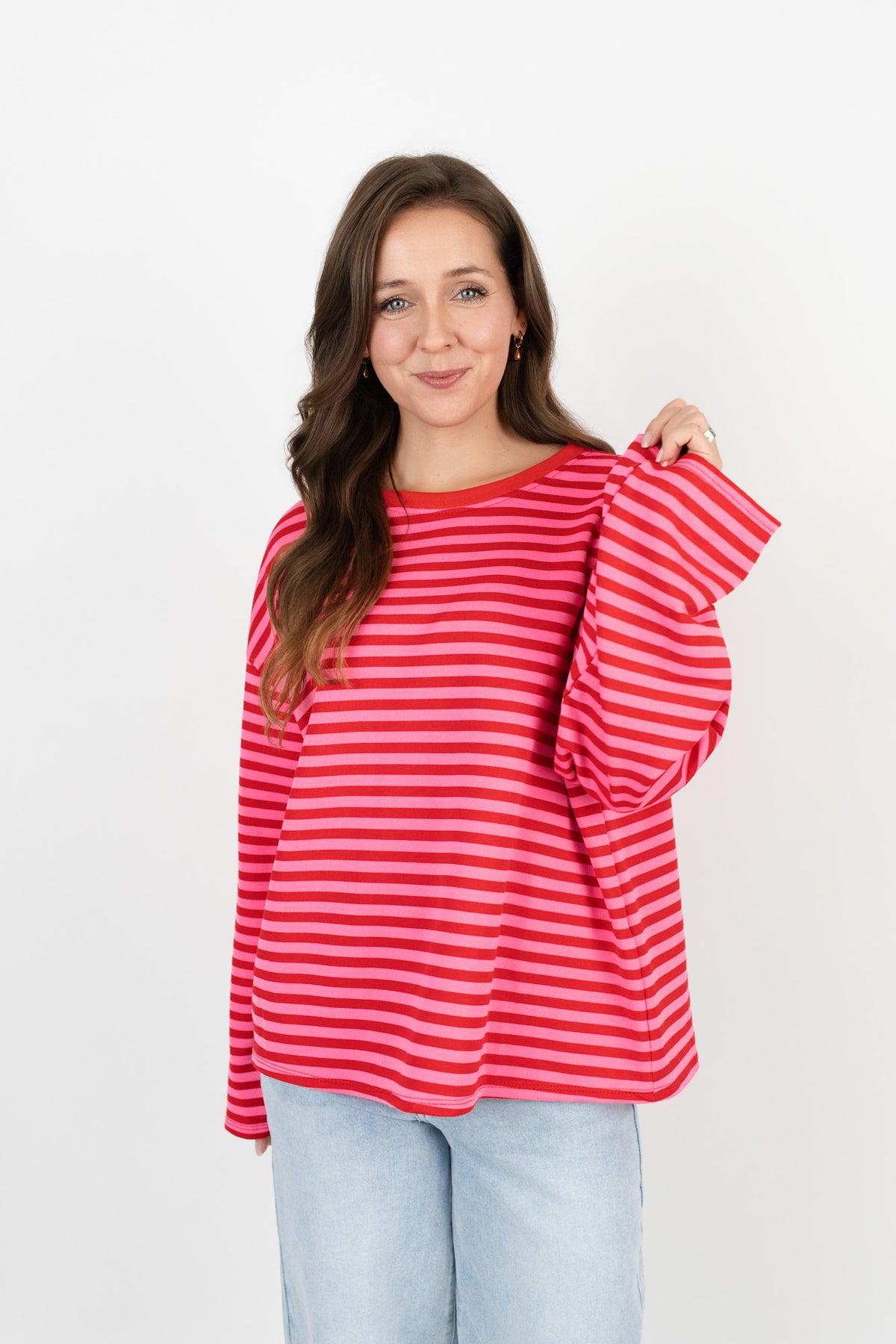Langarmshirt mit Streifen