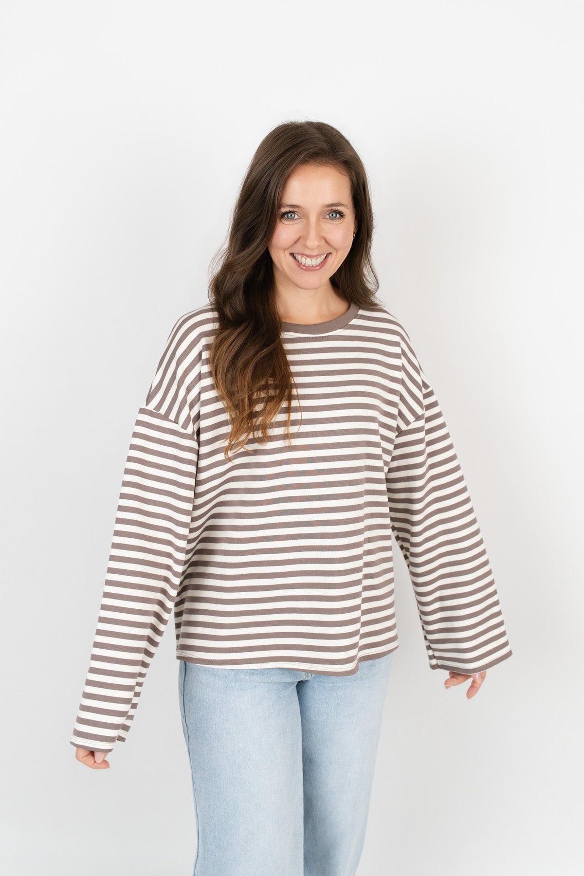 Langarmshirt mit Streifen