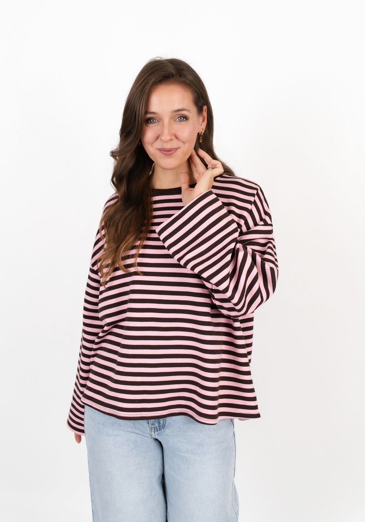 Langarmshirt mit Streifen