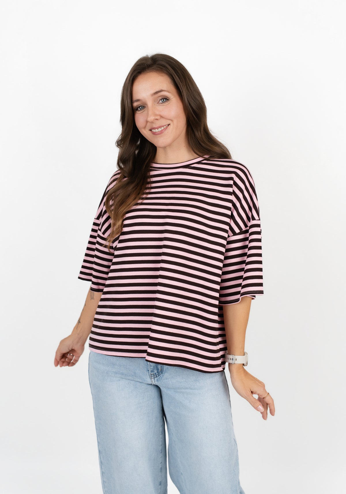 Oversized T-Shirt gestreift